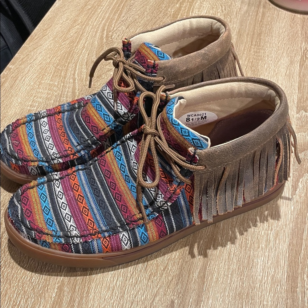 Ariat Multicolor Patterned Ankle Boots - image 1